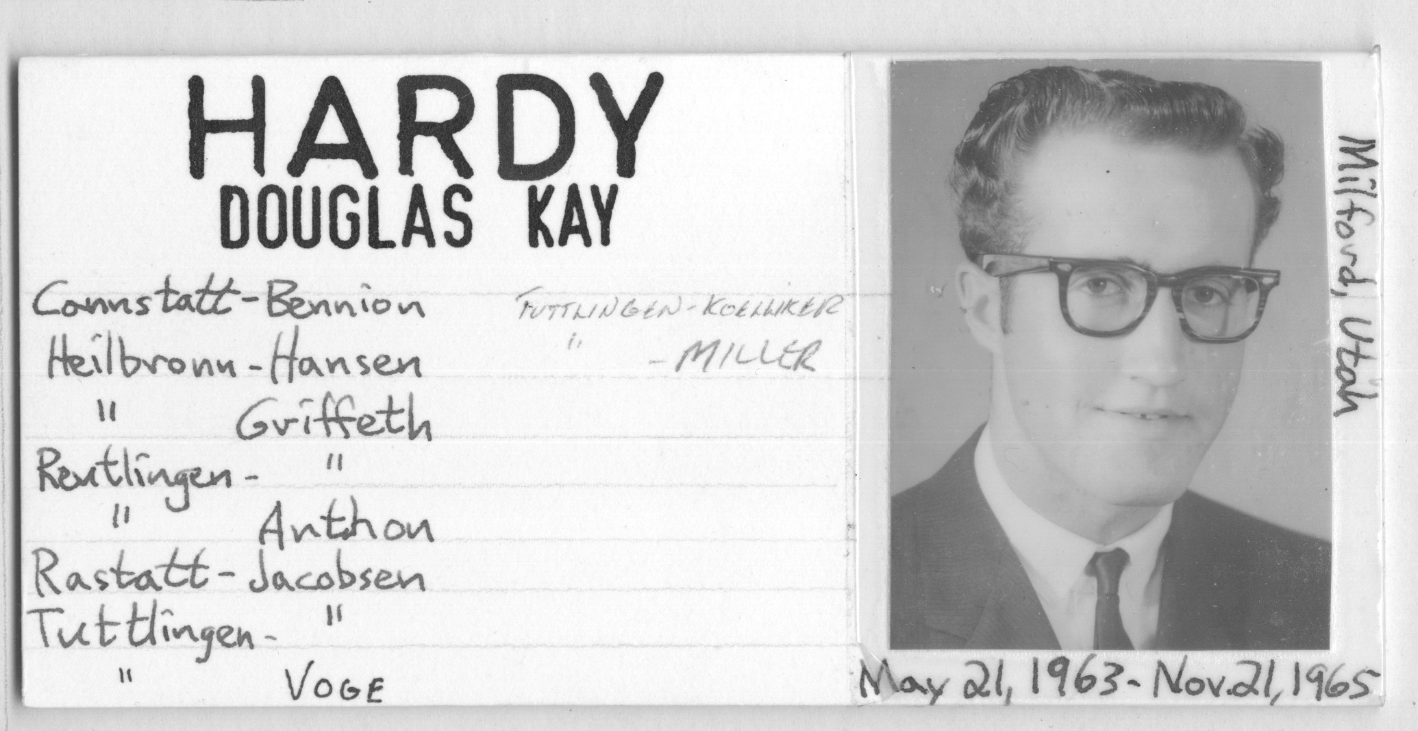 Hardy, Douglas Kay